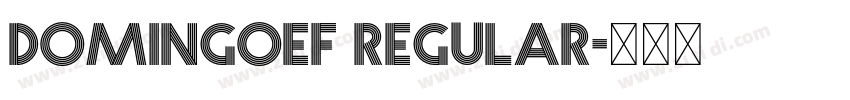DomingoEF Regular字体转换